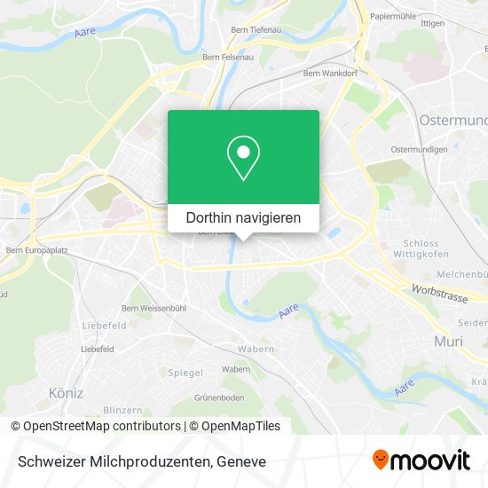 Schweizer Milchproduzenten Karte