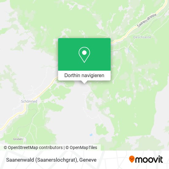 Saanenwald (Saanerslochgrat) Karte