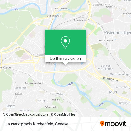 Hausarztpraxis Kirchenfeld Karte