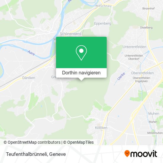 Teufenthalbrünneli Karte