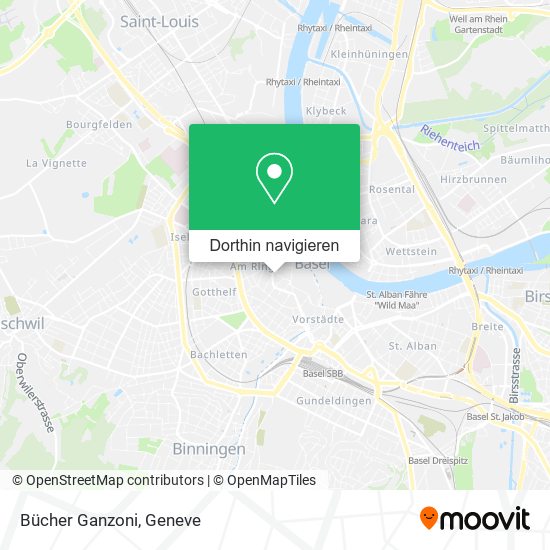 Bücher Ganzoni Karte
