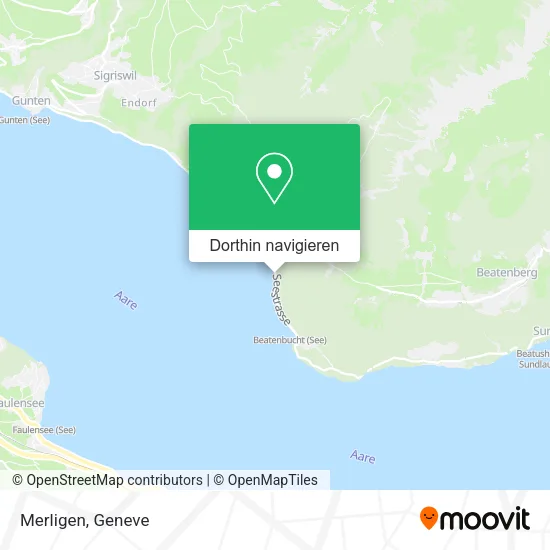 Merligen Karte