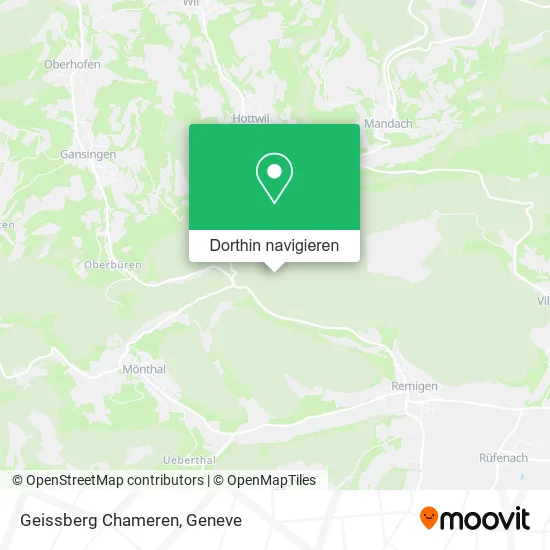 Geissberg Chameren Karte