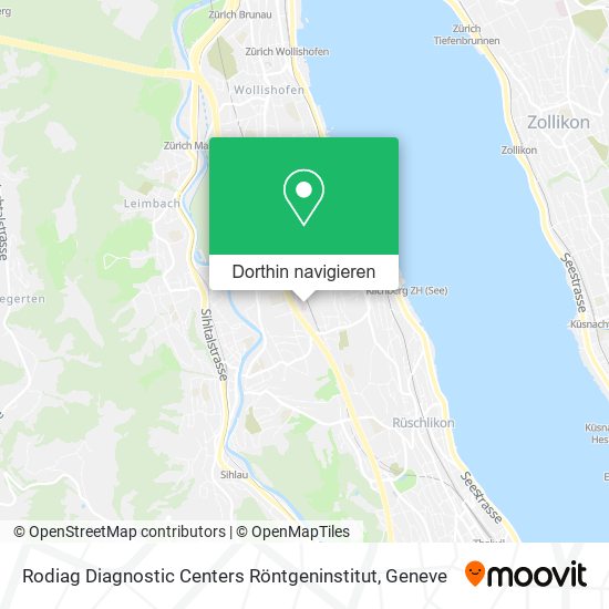 Rodiag Diagnostic Centers Röntgeninstitut Karte