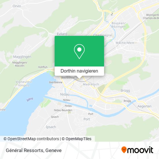 Général Ressorts Karte