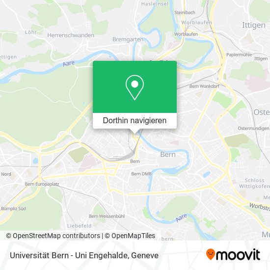 Universität Bern - Uni Engehalde Karte