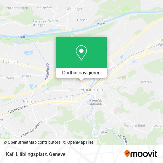 Kafi Liäblingsplatz Karte