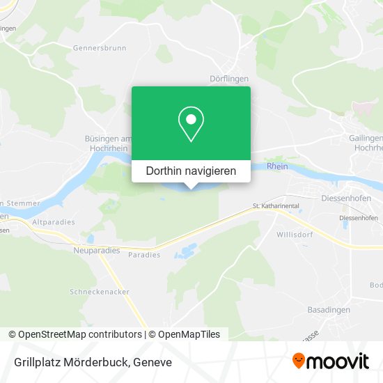 Grillplatz Mörderbuck Karte