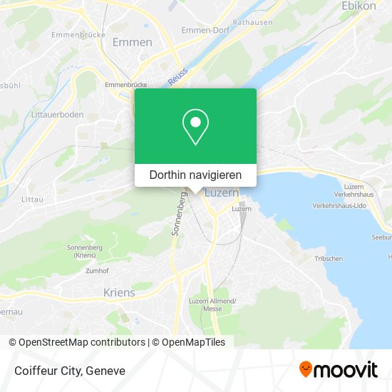 Coiffeur City Karte