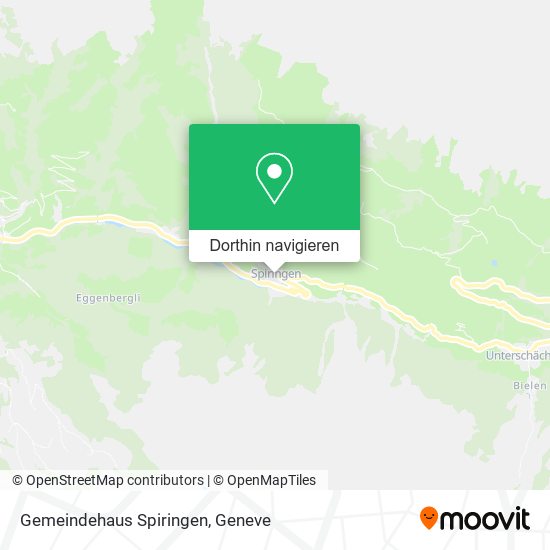 Gemeindehaus Spiringen Karte