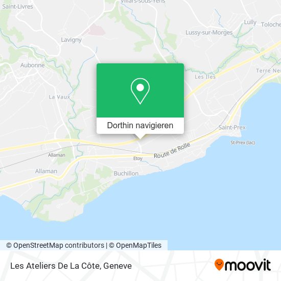Les Ateliers De La Côte Karte