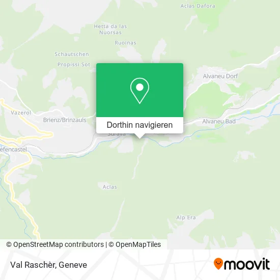 Val Raschèr Karte