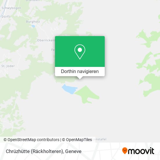 Chrüzhütte (Räckholteren) Karte
