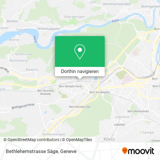 Bethlehemstrasse Säge Karte