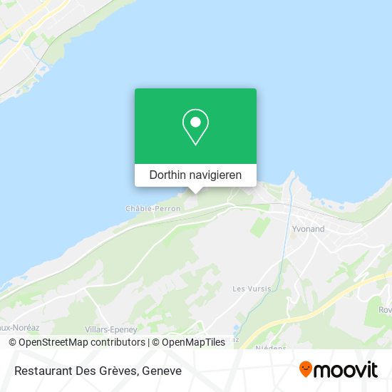 Restaurant Des Grèves Karte