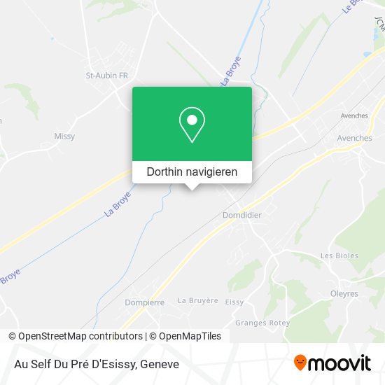 Au Self Du Pré D'Esissy Karte