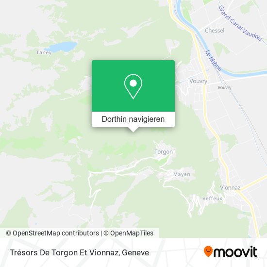 Trésors De Torgon Et Vionnaz Karte