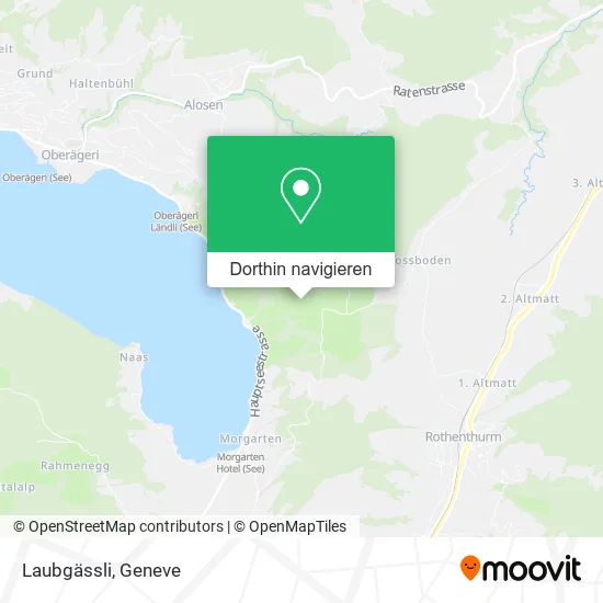 Laubgässli Karte