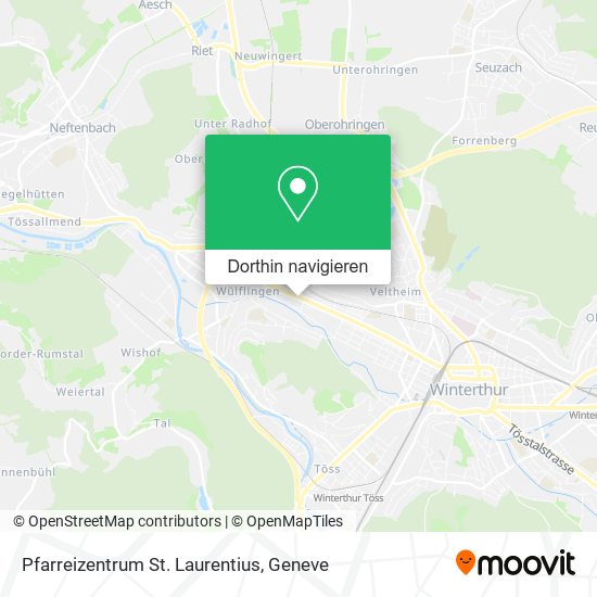 Pfarreizentrum St. Laurentius Karte