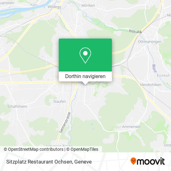 Sitzplatz Restaurant Ochsen Karte