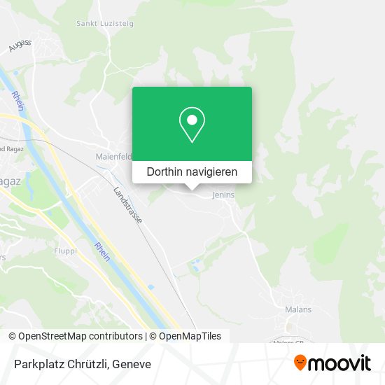 Parkplatz Chrützli Karte