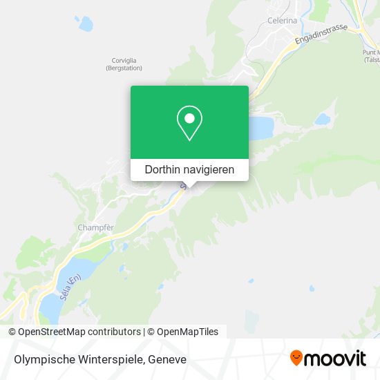 Olympische Winterspiele Karte