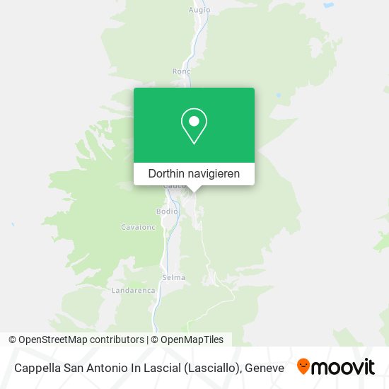 Cappella San Antonio In Lascial (Lasciallo) Karte