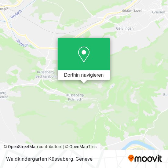 Waldkindergarten Küssaberg Karte