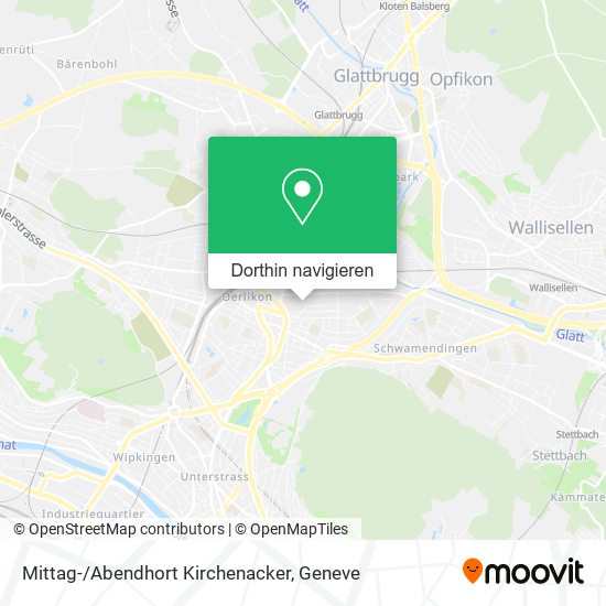 Mittag-/Abendhort Kirchenacker Karte
