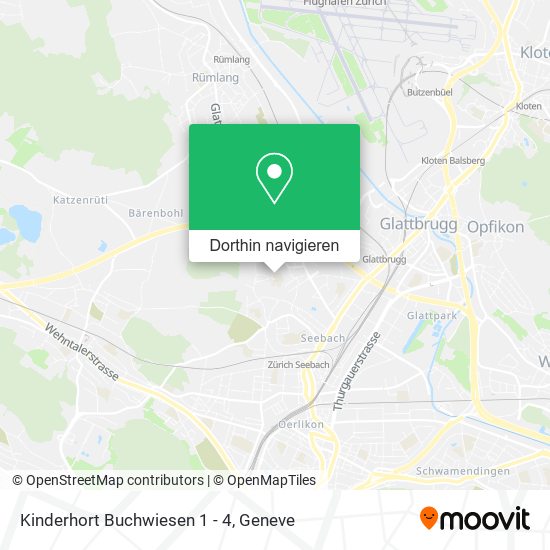 Kinderhort Buchwiesen 1 - 4 Karte