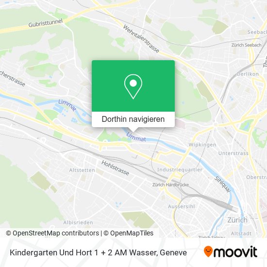 Kindergarten Und Hort 1 + 2 AM Wasser Karte