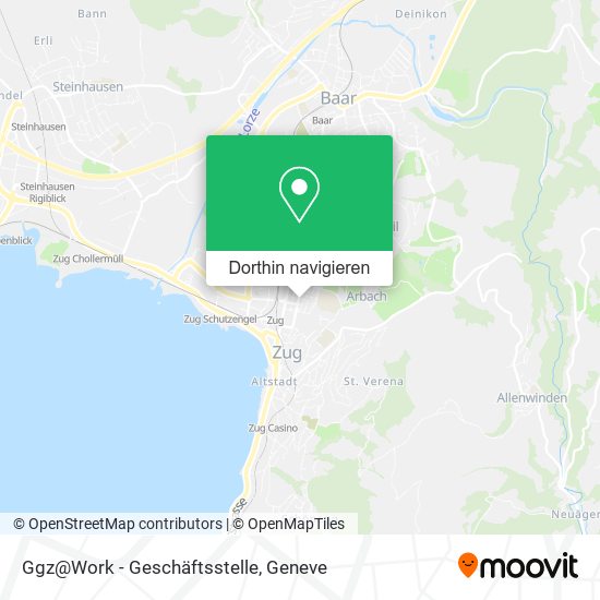 Ggz@Work - Geschäftsstelle Karte