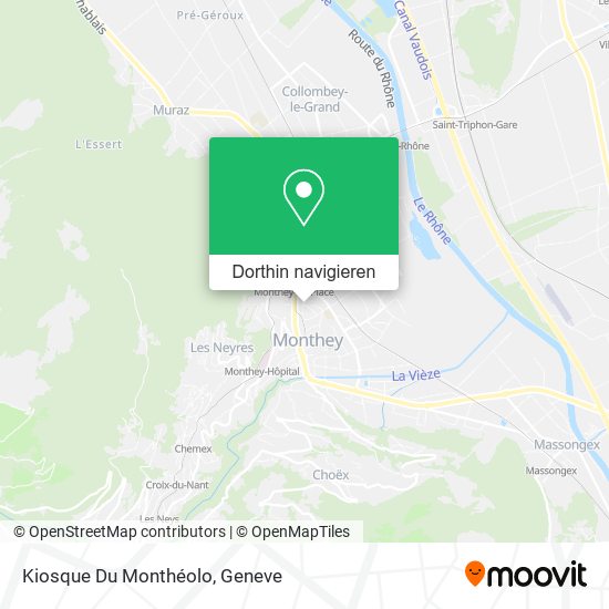 Kiosque Du Monthéolo Karte