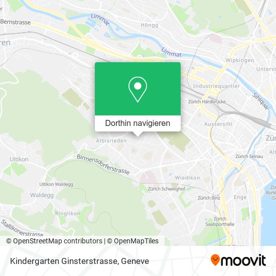 Kindergarten Ginsterstrasse Karte