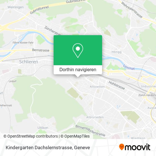 Kindergarten Dachslernstrasse Karte