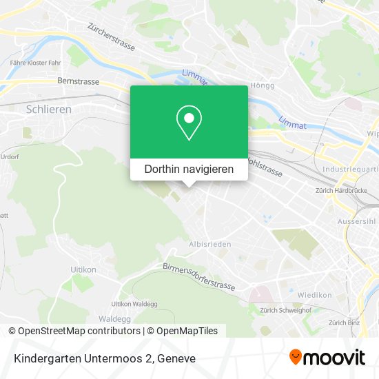 Kindergarten Untermoos 2 Karte