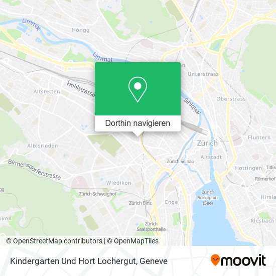 Kindergarten Und Hort Lochergut Karte