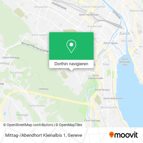 Mittag-/Abendhort Kleinalbis 1 Karte