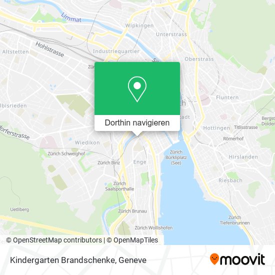 Kindergarten Brandschenke Karte