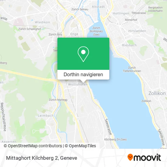 Mittaghort Kilchberg 2 Karte