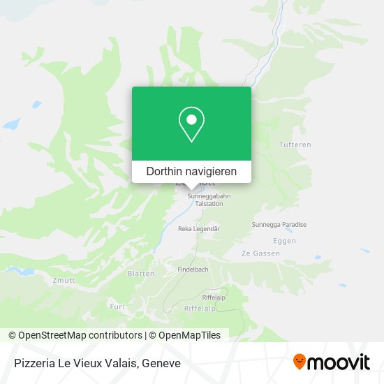 Pizzeria Le Vieux Valais Karte