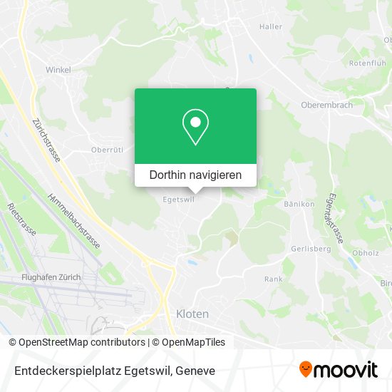 Entdeckerspielplatz Egetswil Karte