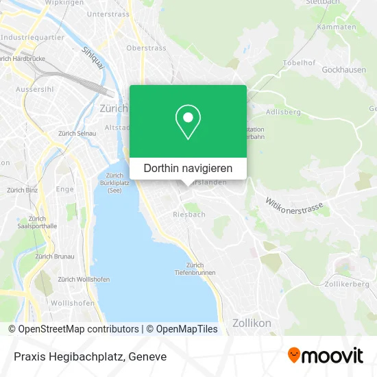 Praxis Hegibachplatz Karte