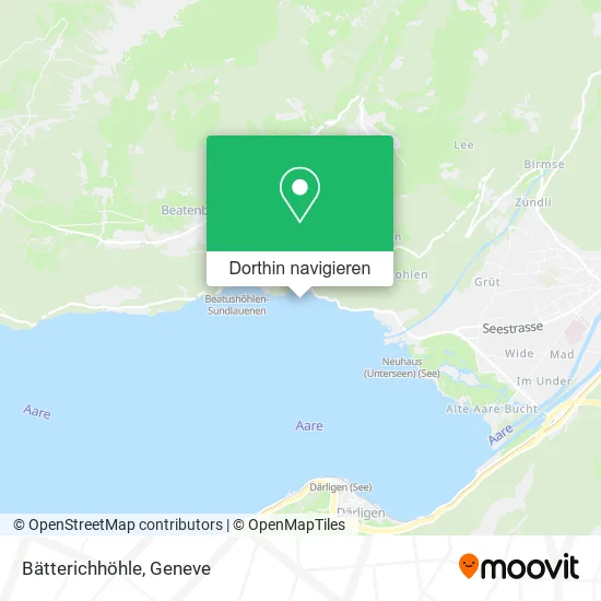 Bätterichhöhle Karte