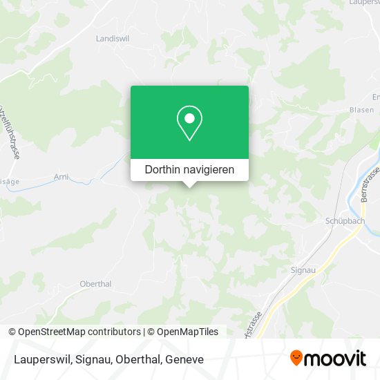 Lauperswil, Signau, Oberthal Karte