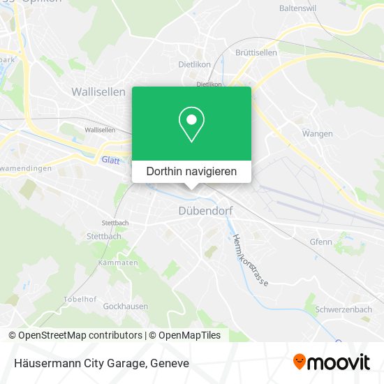 Häusermann City Garage Karte