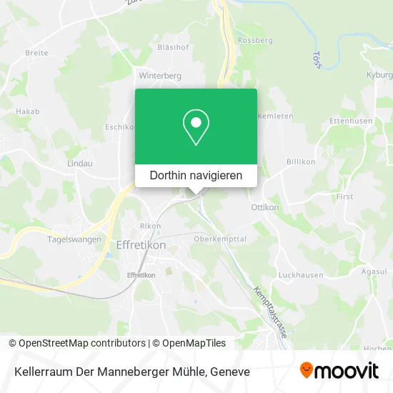 Kellerraum Der Manneberger Mühle Karte