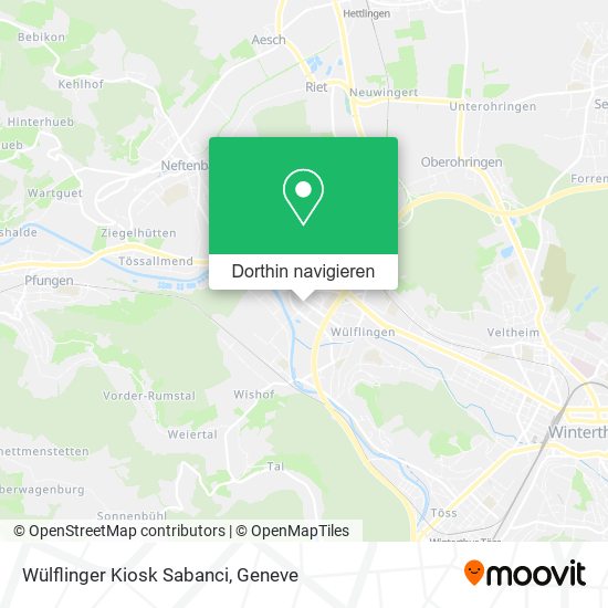 Wülflinger Kiosk Sabanci Karte