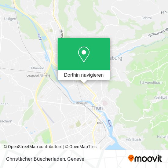 Christlicher Büecherladen Karte