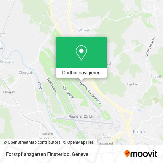 Forstpflanzgarten Finsterloo Karte